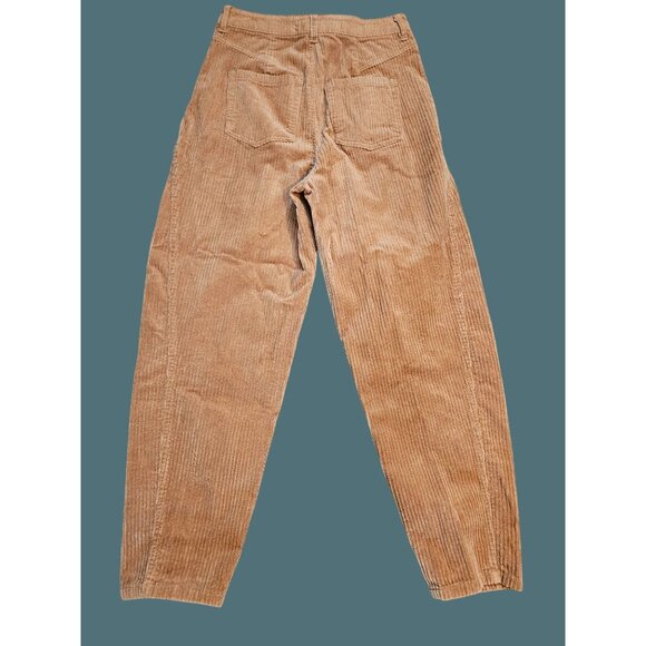 SO Super High Rise Balloon Barrel Corduroy Grunge Pleated Front Pants 7 Juniors - Picture 2 of 10